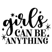 Girls Can Be Anything  - Towel City Long PJs in a Bag Design