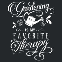 Gardening is My Favourite Therapy - Softstyle™ v-neck t-shirt Design